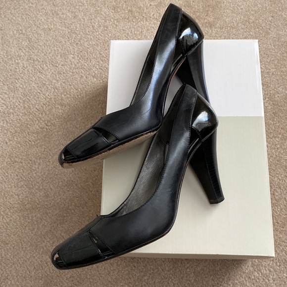 Circa Joan & David Pump Black Size 8M - Picture 1 of 12